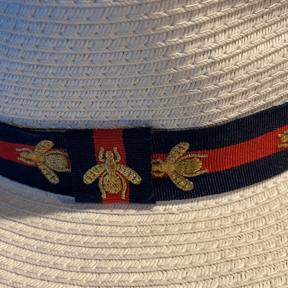 Vince Camaro straw fedora hat in great preowned condition. See pictures good - Picture 10 of 10